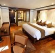 东南亚风格酒店客房装修图片