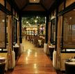 唯美东南亚风格酒店餐厅装修图