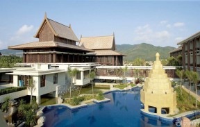 东南亚风格酒店装修图片 酒店外观设计 