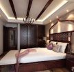 东南亚风格室内床装修效果图