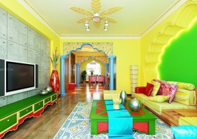 絢麗東南亞風(fēng)格室內(nèi)裝修設(shè)計(jì)圖 