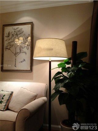 经典室内客厅美式乡村灯具装修图欣赏