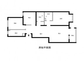 113平米房屋原始平面圖設(shè)計案例