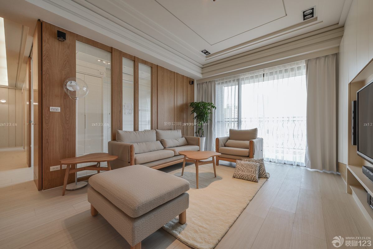 简约家居小户型装修大开间实景图片