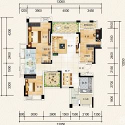 万硕·江城一品户型 面积:139.92m2