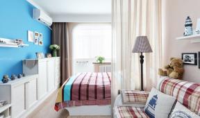 65平小户型 小户型客厅卧室一体装修图 