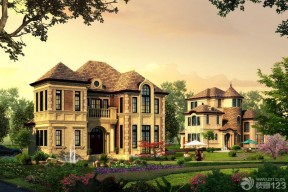 世界上最豪华别墅装修图片 美式风格房子 