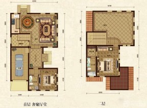 农村二层独栋豪华别墅户型图片欣赏