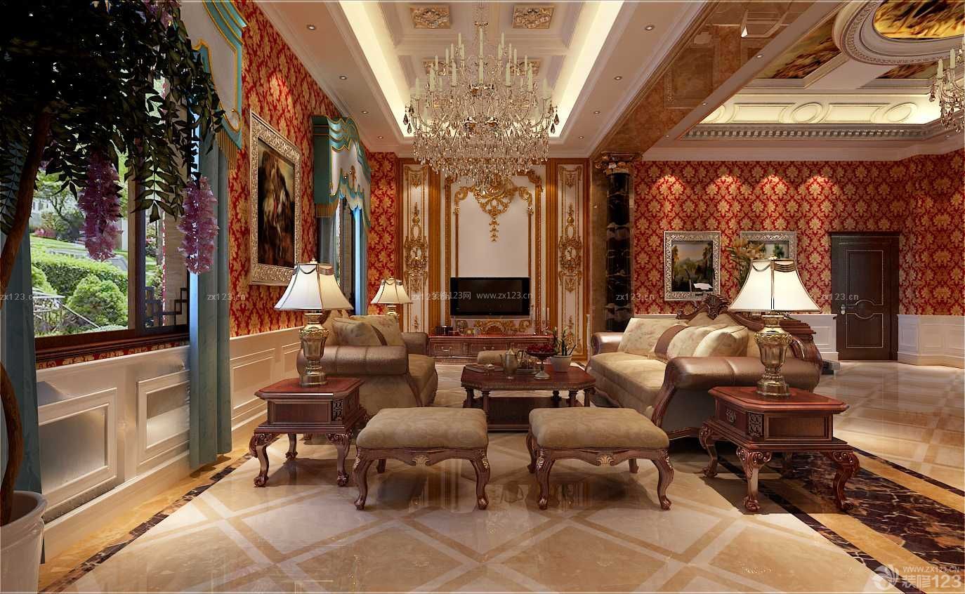 欧式风格 客厅装修设计