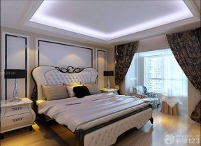 主臥室吊頂 室內(nèi)簡歐風(fēng)格 