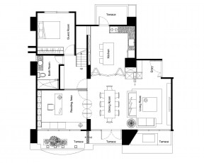 現(xiàn)代風格農(nóng)村自建房戶型圖大全 