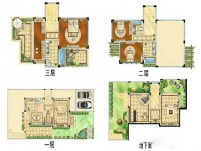四室兩廳戶型圖