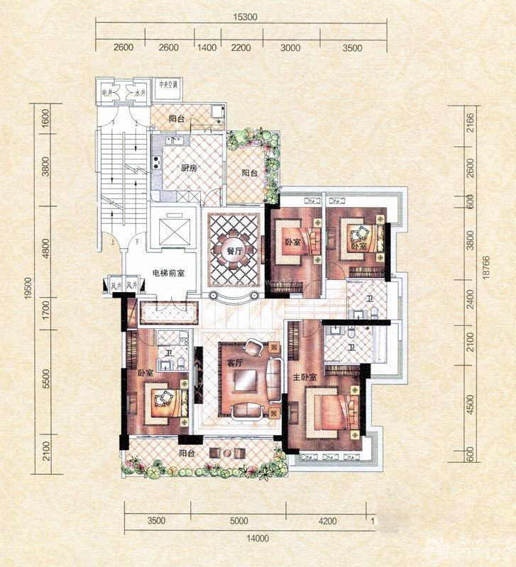 2023室內(nèi)大戶型平面圖