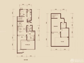 90平兩室兩廳一衛(wèi)戶型圖大全