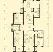 110平米房子三室兩廳兩衛(wèi)戶型圖