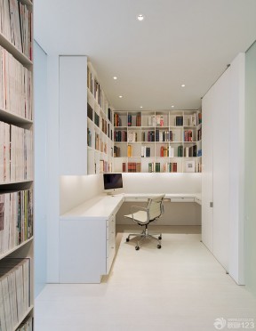书房墙面空间利用效果图大全