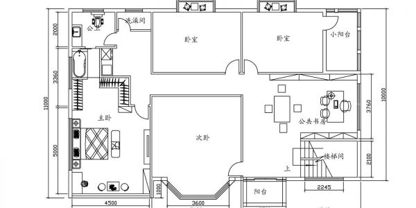 混搭风格300㎡设计方案