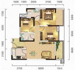 交換空間新房三室兩廳兩衛(wèi)平面圖