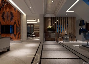 新中式別墅 家庭玄關(guān) 