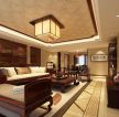 中式家装客厅装饰柜设计效果图