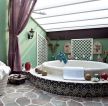 地中海风格别墅浴缸设计装修效果图片