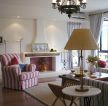 地中海风格别墅多人沙发设计装修效果图片