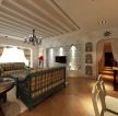 地中海风格别墅房屋客厅设计装修效果图片