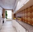 家庭室内欧式厨房瓷砖装修样板房效果图