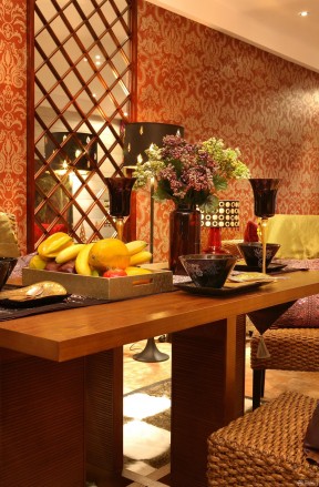 东南亚风格装饰品 家庭餐厅 