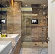 125平方房屋玻璃淋浴间装修效果图