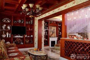 客厅仿古红木家具