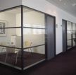 办公室装修艺术玻璃隔断设计图