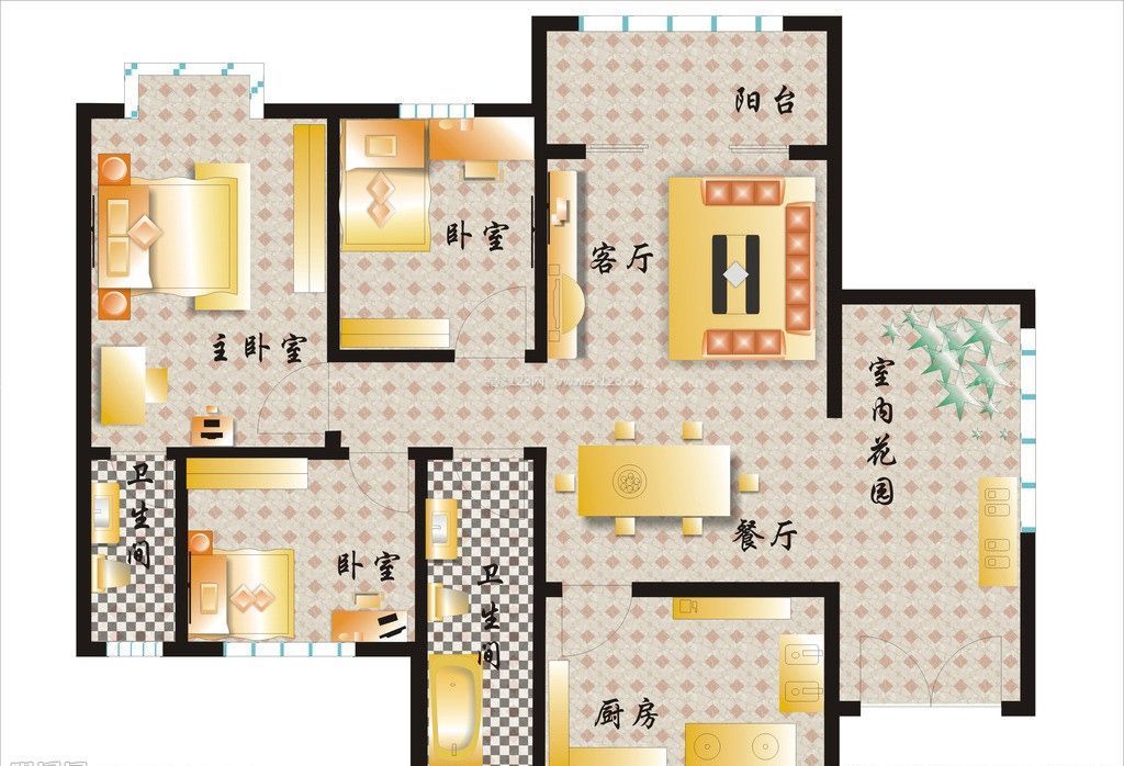 最新房間設(shè)計(jì)平面效果圖欣賞