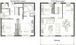 復(fù)式住宅房間設(shè)計(jì)平面圖大全