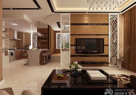 东陵区新华国际公寓83平米二居现代风格