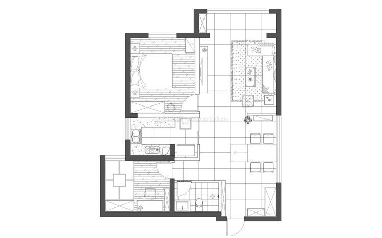 最新二居室戶型圖片案例