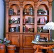 小书房设计古典书桌效果图大全欣赏