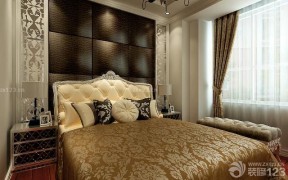  欧式卧室古典床设计图