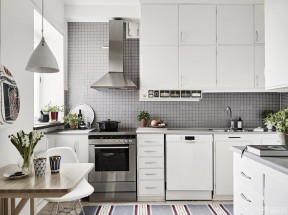 厨房灰色瓷砖设计贴图