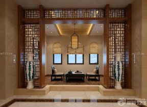 中式裝修風(fēng)格 家庭休閑區(qū) 