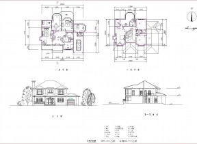 簡歐風格農村小型別墅戶型圖大全