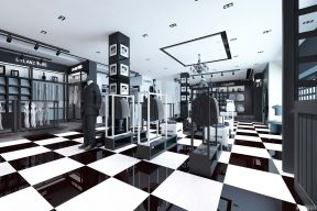 服裝店裝修設(shè)計(jì) 掛衣架 