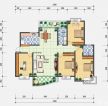 現代風格四房兩廳戶型圖 