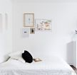 小户型卧室白色墙面装修案例