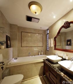 40平小公寓卫生间墙砖效果图_装修123效果图