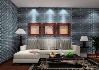 古典风格小户型沙发背景墙装修效果图