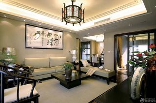 中式风格一室客厅装修效果图