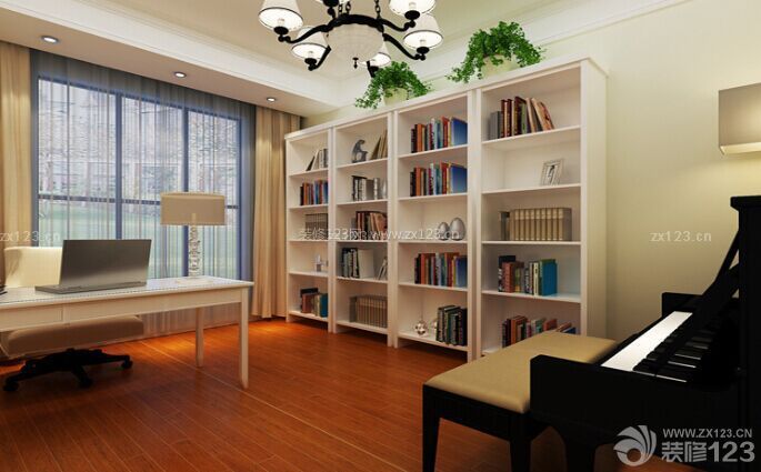 书房设计 组合书柜