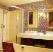 浴室小格子砖墙面装饰图片