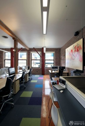 创意现代个性办公室装修效果图